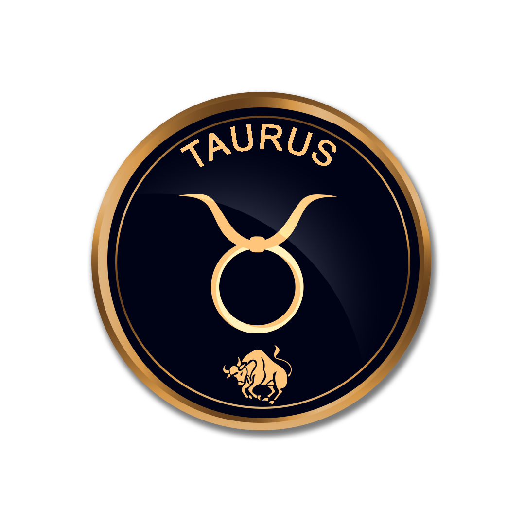 Zodiac Taurus PNG, Gold Taurus symbol PNG images, Taurus sign transparent png full hd images download